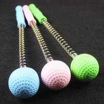 Manual Golf Massage Hammer Equipment  Pain Reduce Fatigue Body Neck Back Massage Ball Hammer ADM Random Color white