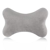 Memory Foam Lumbar Pillow Rollable Pregnant Waist Pad Washable Lumbar Support Backrest Mat Bed Cushion Detachable Back Pillow gray