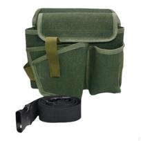 Electrician Waist Tool Bag Canvas Portable Practical Convenient Organizer with Adjustable Belt for