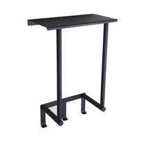 No Punch Bath Towel Rack Bathroom Towel Organizer Multifunctional Metal Hanging Rack Iron Shelves juoda