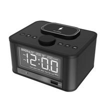 Belaidis įkrovimas Bluetooth žadintuvas kortelių garsiakalbis FM radijas Stalinis lovos garsiakalbis USB atmintinės grotuvas Kompiuterio garsiakalbis juoda