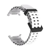 Breathable Silicone Strap for Samsung Galaxy Watch7 Ultra - Porous Design gray