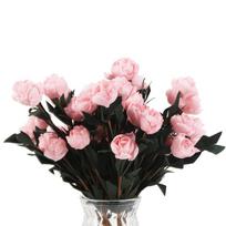 8 Bouquet Fake Roses Artificial Rose Flowers Bouquet PE Fake Flower Flores for Home Party Wedding Indoor Outdoor Decoration rožinė