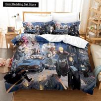 3D Print Anime Miss Huiye Bedding Sets Duvet Cover Set With Pillowcase Twin Full Queen King Bedclothes Bed Linen Home Textiles EU single(135x200cm)