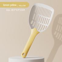 Jianpai Large Cat Litter Scoop for Tofu Litter 28.5*11.8*3.5 geltona