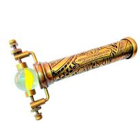 Brass Kaleidoscope with Marble A Timeless Fusion of Elegance and Artistry Kaleidoscope With Changeable Marble