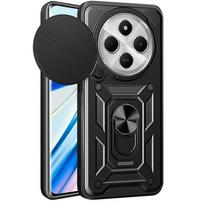 Phone Case for Xiaomi Poco C75 with Sliding Camera Cover Shockproof Bumper Protection for Xiaomi Poco C75 juoda