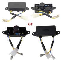1 vnt. Automatinis elektrinis įtampos lygintuvas-reguliatorius vienfaziam 2KW-3KW benzininiam generatoriui Atsarginės dalys Priedai juoda