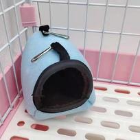 Hanging Warm Hamster Cage Winter Guinea Pig Ferret Rabbit Rat Small Animal Pets Tunnel Toy Tube Pig Bed Hamster Hammock Dropship black