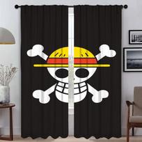 Blackout Curtain for Room 2 Panel O-One-pieceS Curtains Child Room Shades Halloween Decoration Partition Tulle for Bedroom Home W50xH70cmx2pcs-CL