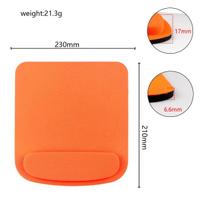 E03 EVA Wrist Mouse Pad - Soft & Comfortable Support for Computer Use E03-DS-011 oranžinė