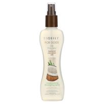 Biosilk, Silk Therapy, Kondicionuojantis išpainiojantis purškalas su natūraliu kokosų aliejumi, šunims, 7 fl oz (207 ml) white