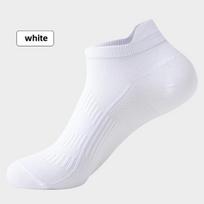 Unisex Non-Slip Sweat-Absorbing Boat and Running Socks for All Seasons – Short Marathon, Night Run, and Sports Performance Men's L (shoe size 38-44)