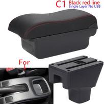 For SUZUKI SX4 Armrest box For SUZUKI SX4 Car Armrest  Curved Surface leather Car Storage Box Simple installation Interior