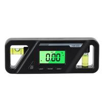 Goniometras Inclinometras Skaitmeninis Su Apšvietimu Horizontalus Kampo Matavimo Prietaisas Magnetinis LCD Ekranas HW300 Lygio Dėžutė