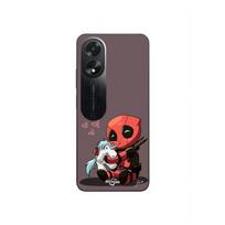 Coque Oppo A38 Bébé Deadpool avec Licorne Maniacase juoda