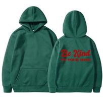 Be Kind TO YOUR MIND  Women Hoodies Cozy Bridesmaid Trendy Hoodie Female Aesthetic Hooded S žalia