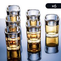 SGlass Set White Wine Glass Cup Holder Drinkware Set Spirit Glass Bar KTV Wine Glass Holder Glass Cup Storage Rack 70ml gray