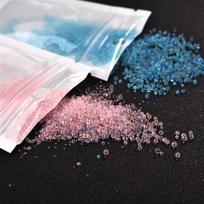 10g/Pakelis 0,4-3mm Mini Burbuliukų Rutuliukų Karoliukai Maži Stikliniai Karoliukai Silikoninei Dervai Epoksidinei Užpildas Dervos Užpildymas DIY Nagų Dailės Dekoravimas 1