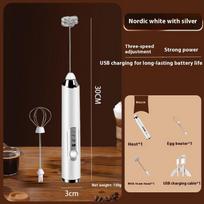 Milk frother Coffee frother Household electric milk frother Milk mixer Handheld egg beater Milk beater Milk froth brown