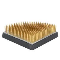 Unique Fan shaped Flower Kenzan Holder Flower Arrangement Pin Needle Floral Arranging Tool beige
