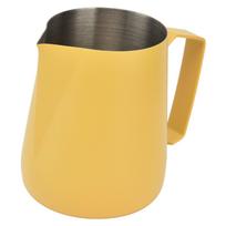 Pieno putojimo ąsotis Storas putoklis Puodelis 450ml Su smailiu snapeliu Kavos aparatui CafeYellow L geltona