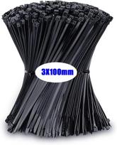 Cable Organizer Tie Cable Line Arrangement Plastic Clamping Collar Wholesale Self Locking Nylon Cable Ties Fastening Rings 100pcs