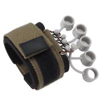 Finger Exerciser Silicone Adjustable Wrist Strap Hand Grip Strengthener for Exercise Training 20 lbs