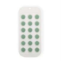 Ice Cube Mold Refillable Plastic Easy Release Icing Blocks Mould Tray Summer Party DIY Drinks Cold Beverages Maker Kitchen žalia