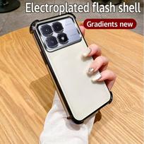 For Xiaomi Redmi K70 Ultra Case Redmi K70 Extreme Edition Phone Case K70Ultra Bumper Shockproof Protect Cover Clear electroplate For Redmi K70 Ultra