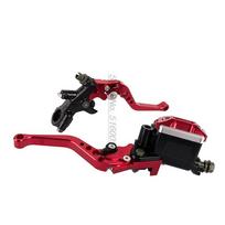 Motorcycle Brake clutch levers for 640 Throttle Cable Derbi Gpr 50 Carnaby Motorcycle Master Cylinder Caliper Moto Fz6 Honda Cb raudona