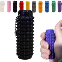 Dovanos Nešiojamas Dygliuotas Grippie Stim Raktų pakabukas Naujoviškas Mini Raminantis Fidget Raktų pakabukai Nerimo Malšinimo Ritinėlių Masažo Raktų pakabukas juoda
