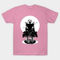 T Shirt Women Hiding Place Harajuku Print Kawaii Tshirt Summer Short Sleeve Female T-Shirt Top Tee S rožinė