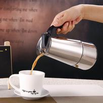 Stainless Steel Coffee Pot 2/4/6/9 Cups Moka Espresso Coffee Maker Percolator Pot 100ml