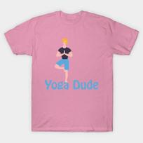 T Shirt Women Yoga Dude Harajuku Print Kawaii Tshirt Summer Short Sleeve Female T-Shirt Top Tee S rožinė