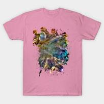 T Shirt Women Colorful Cosmos Harajuku Print Kawaii Tshirt Summer Short Sleeve Female T-Shirt Top Tee S