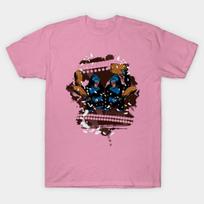 T Shirt Women Gorilla Pillow Fight Harajuku Print Kawaii Tshirt Summer Short Sleeve Female T-Shirt Top Tee S