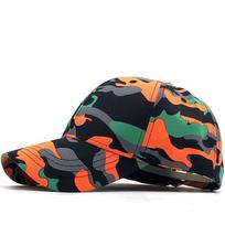 Camouflage Baseball Cap, Female Street Hip-hop Duckbill Cap, Male Summer Outdoor Versatile Hat Adjustable black