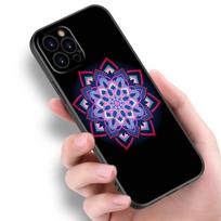 Vintage Indian Floral Henna Mandala Yoga Ethnic Black Case For Apple iPhone 12 13 Mini 11 14 15 Pro Max 7 8 Plus X XR XS SE 2022 iPhone 13 Pro gray