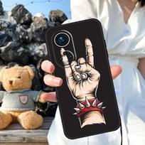 Rock and Roll Skull Case For Honor X9b X8b X8 X9 X6a X7a X8a X9a Honor Magic 6 5 Pro 50 70 90 Lite Back Cover Honor X7a black