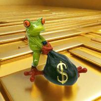 New2025 Nordic Style Decorative Money Bag USD Frog Ornament Creative Store Meaning Gift Resin Crafts Desktop Ornament Decoration