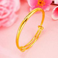 Luxury 24k Gold-Plated Meteor Shower Bracelet for Children – Ethnic Style, Internet Celebrity Favorite, Hot Sale pink