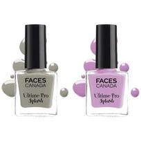FACESCANADA Faces Splash Glossy Finish Nail Enamel, Viola 41, 8 Ml And Faces Glossy Splash Nail Enamel, Sere 44, 8 Ml