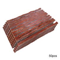 50Pcs Car Motorcycle Tubeless Tire Wheel Puncture Repair Rubber Seal Strip 50pcs