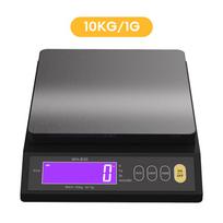 5kg/10kg Electronic Kitchen Scale Multifunction Stainless Steel Measuring Weighing Baking Scale Waterproof Rechargeable Scale gray