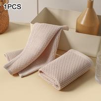 Ultra Soft Absorbent Tea Towel Cotton Absorbent Rags Hand Towels Non-Stick Oil Rag Kitchen Accessories Household Cleaning Tools smėlis
