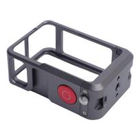 Camera Cage for Action 5 Pro for Action 4 3 Aluminum Alloy Protective Vlogging Camera Frame Cold gray