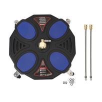 Pressure Surface Cleaner 1/4inch Quick Connect 16inch 3600PSI with Wheels Pressure Washer for blue
