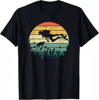 Funny Vintage Scuba Diving Dive Diver T Shirt XXXL gray