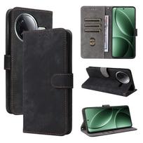 Flip Cover for Xiaomi Poco F7 Ultra PU Leather Full-Body Protection [RFID Blocking] Phone Case for Xiaomi Poco F7 Ultra juoda